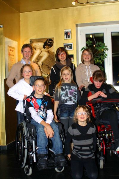 Kinderverein Mittelsachsen zu Gast bei Jens Weißflog